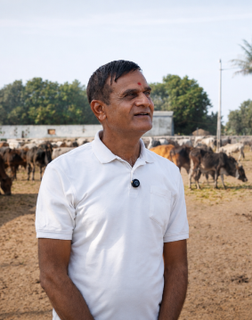 Harji Karsan Gorasiya Founder - Sahajanand Gausahay Ghar
